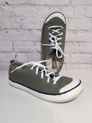 Keen Elsa Shoes Womens Size 9.5 Olive Green Canvas Low Top Sneaker Casual EUR 40