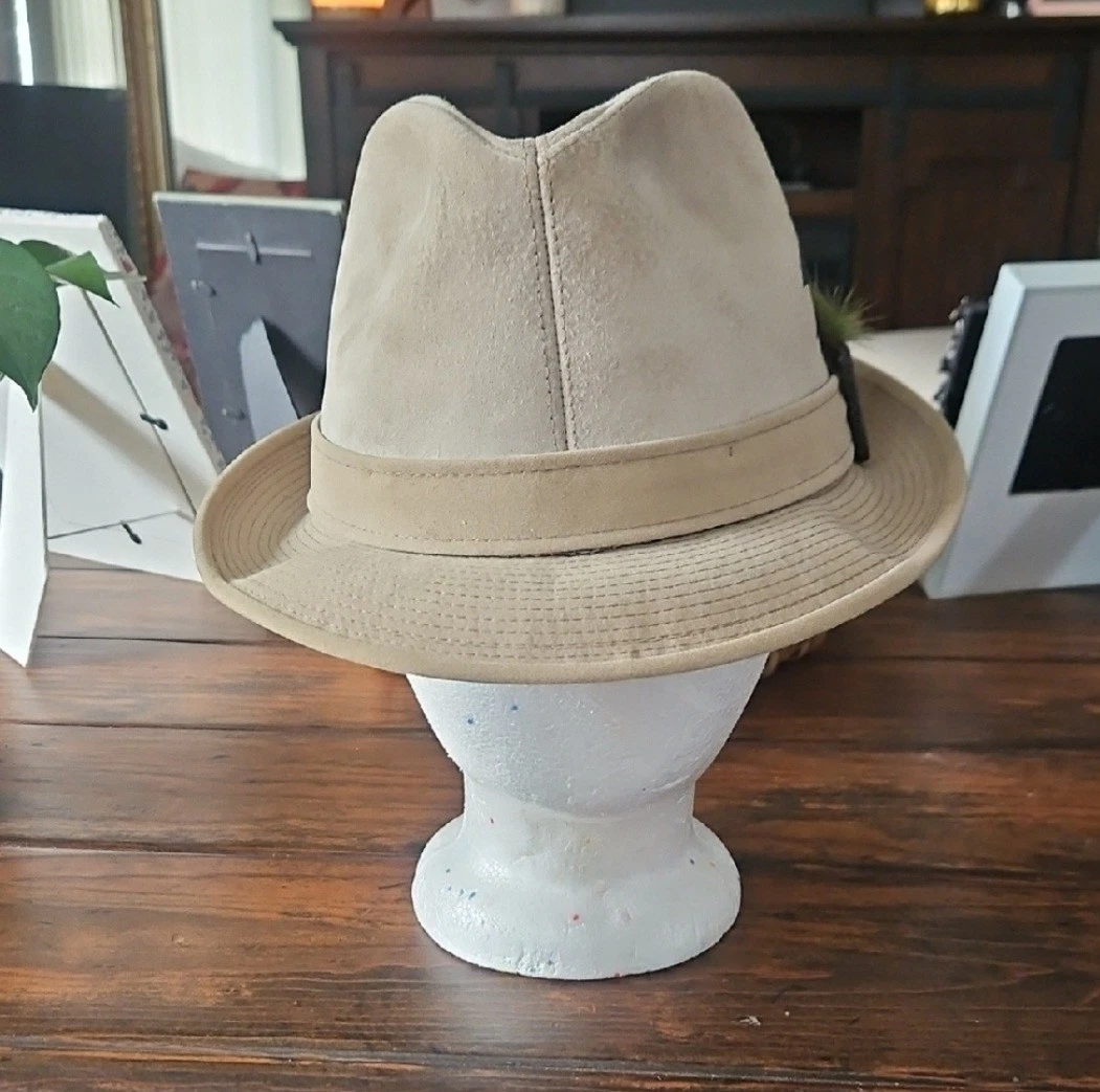 Fedora/Trilby Vintage Hats for Men 7 1/4 Size for sale | eBay