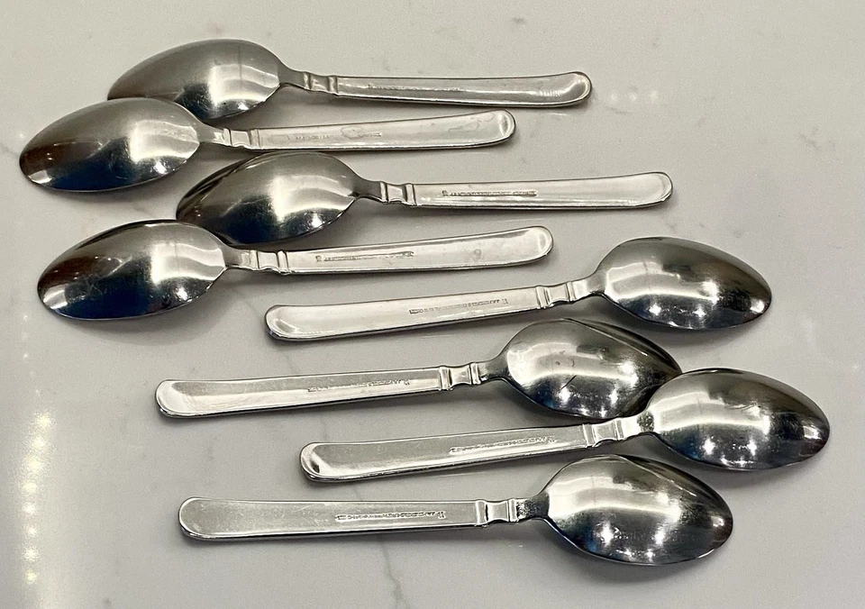 SET (8) VTG SPOONS JA HENCKELS INTERNATIONAL TABLESPOONS 18/10 CHINA "EARL" SS - Image 2 of 4