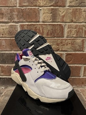 New 12.5 Nike Air Huarache Run OG Retro Playful Pink Purple Sail FB9697-001 Men
