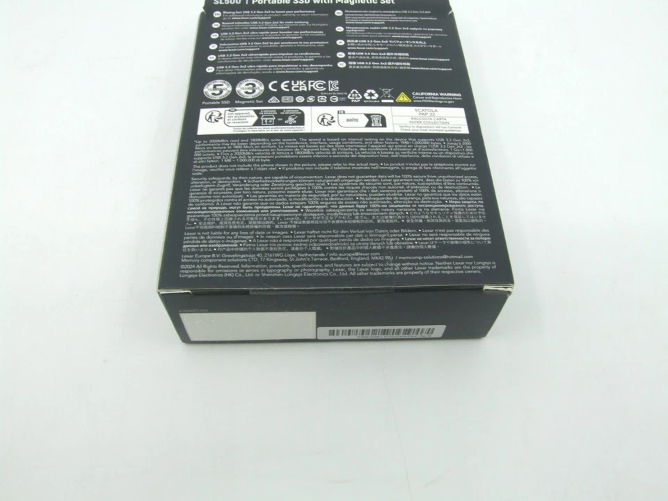 Lexar 1TB Portable SSD With Magnetic Set SL500 - Image 3 of 3