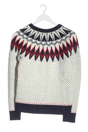H&M Maglione lavorato a maglia Donna Maglione Taglia IT 40 bianco-blu-rosso - Foto 5 di 5