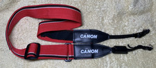 Vintage CANON SLR Camera Neck Strap Striped Sport Design RARE FREE SHIPPING