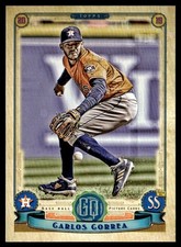 2019 Topps Gypsy Queen Carlos Correa Houston Astros #63