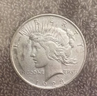 1923-P Peace Silver $1 Dollar 90% Silver, USA, Very Nice Condition