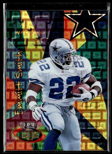1996 Playoff Illusions Emmitt Smith Spectralusion Elite HS