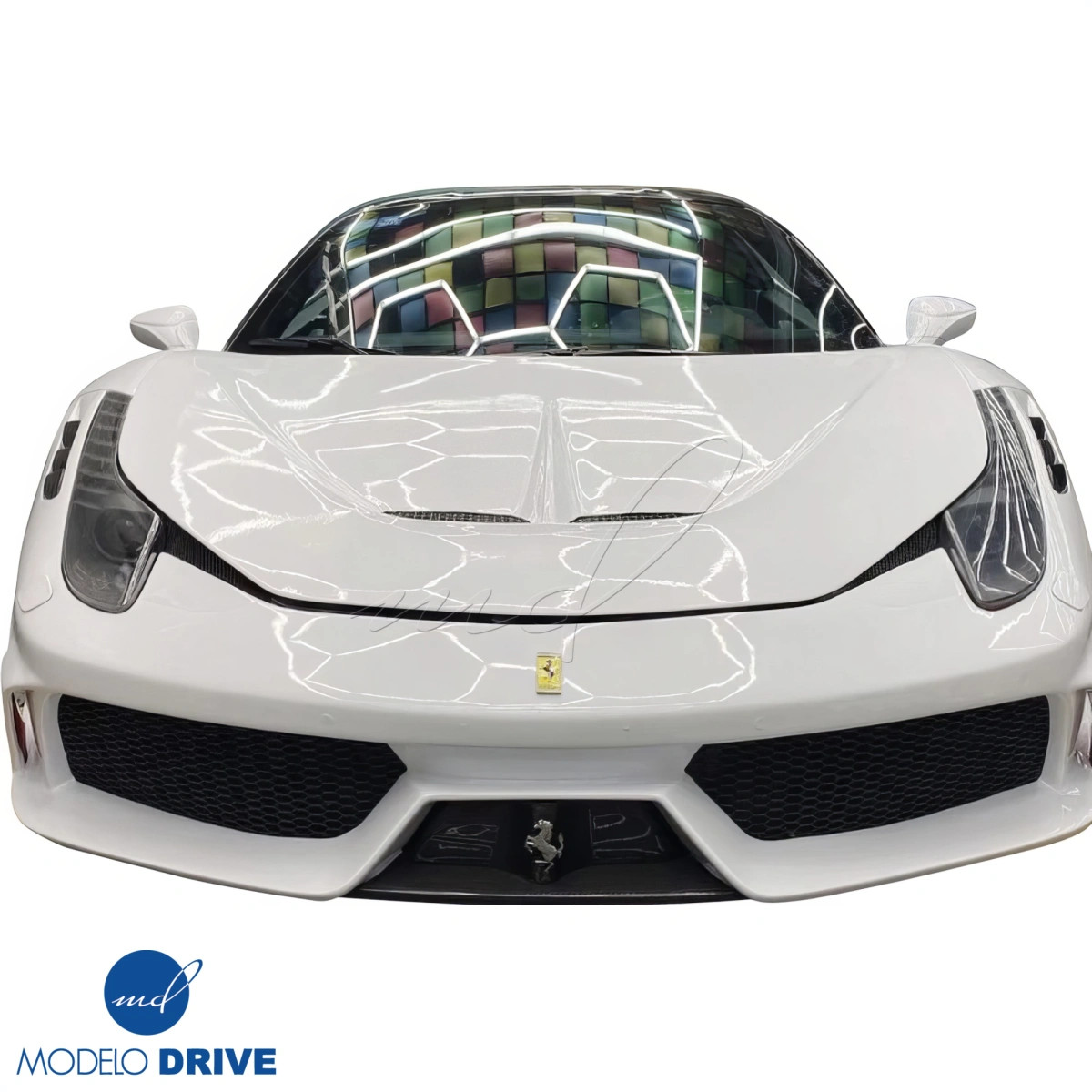 ModeloDrive FRP Speciale Style Front Bumper for 458 Ferrari 10-15 modelodrive_1