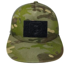 Pull Patch Snapback Trucker Hat Multi One Size Mesh Back The Classics Yupoong