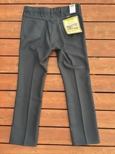 VTG Wrangler Wrancher Boot Jeans Navy Blue Dress 36 x 32 Boot Cut NWT