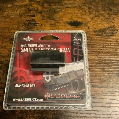 NEW LASERLYTE MOUNTING RAIL ADAPTER FOR SMITH & WESSON SIGMA SERIES ADP-SIGM-140