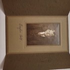 Lot 3 Original Mounted B&W Cabinet Card Portrait Photos Child Man Unframed — photo 3