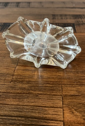 GUNDERSON PAIRPOINT CRYSTAL PERFUME BOTTLE w/ ACORN FROSTED GLASS STOPPER 1940s - Afbeelding 8 van 15