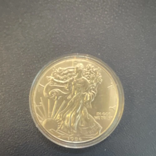 U.S. Mint American Eagle 1986 1 oz Silver Coin .999 Fine Bullion