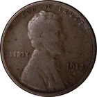 1913 S 1c Lincoln Wheat Cent ~ Good Details