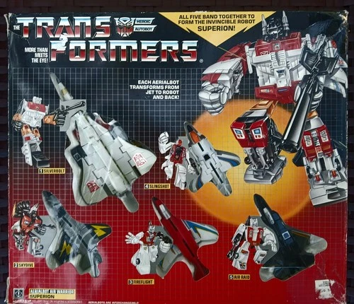 Trans Former Superion Giftset 100% Complete W/Original Box & Insert 1985 G1