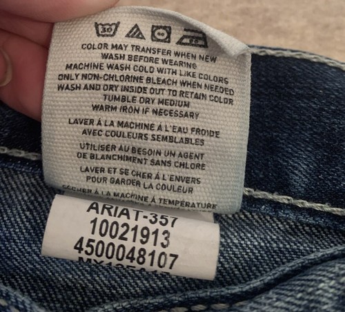 Ariat M7 Jeans Herren 33x32 Blau Rocker Straight Denim - Bild 7 von 18