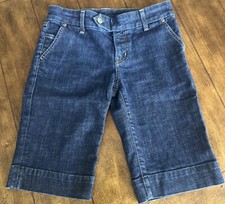 Citizen Of Humanity Dark Blue Denim Jean Bermuda Shorts Size 25