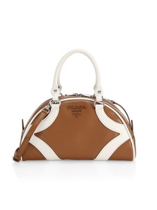 prada saffiano brown