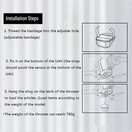UAV Airdrop Drone Airdrop Dropper Thrower Accessories Remote Control For DJI - Picture 4 of 10