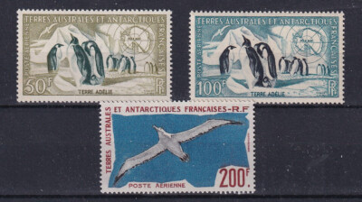 TAAF Französische Australische Länder Luftpost Nr. 2/4 mnh Vollgummi
