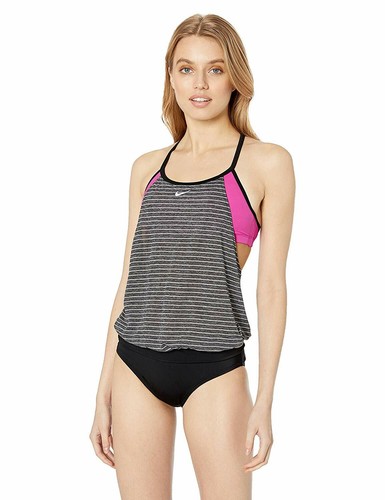 NWT Nike Swimsuit Layered Sport Tankini 