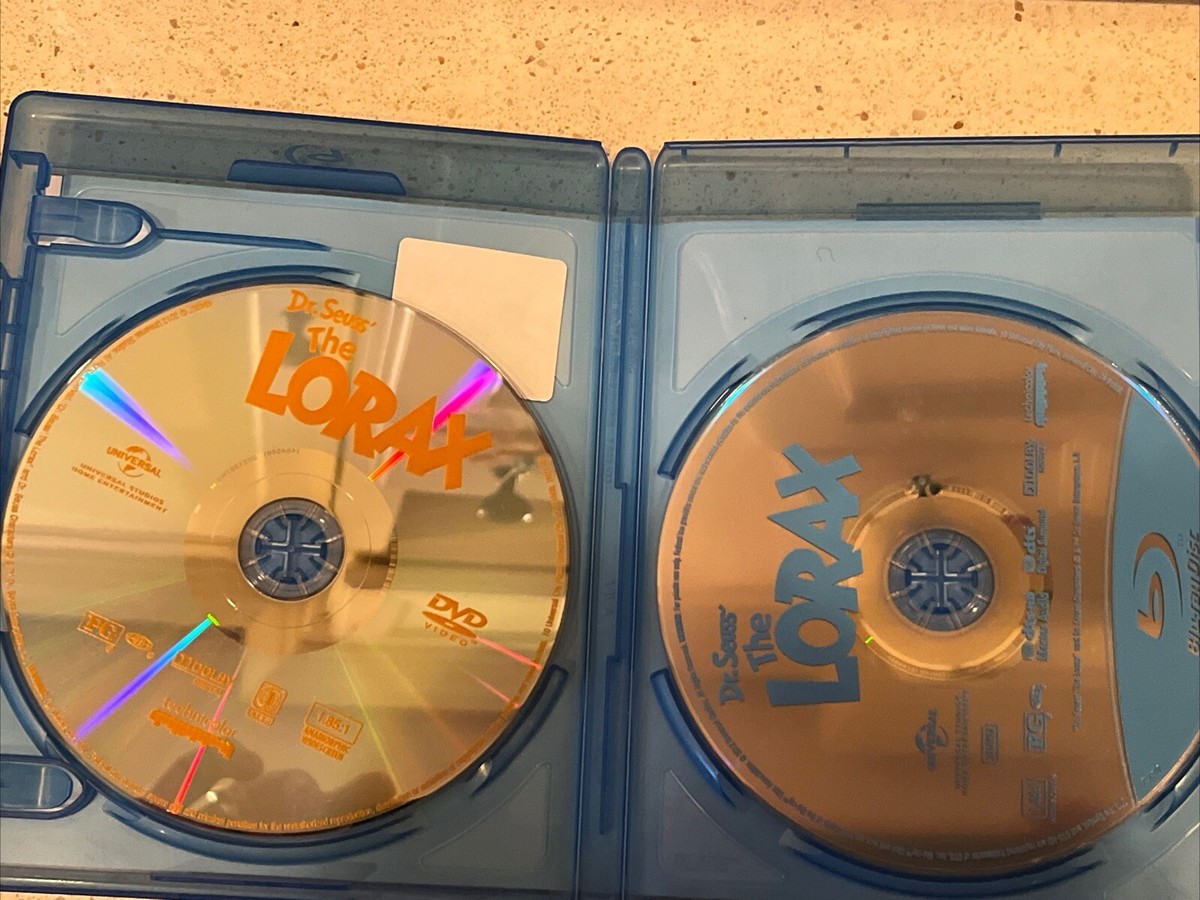 Dr. Seuss' The Lorax (Blu-ray/DVD, 2012, 2-Disc Set) NEW w/Target