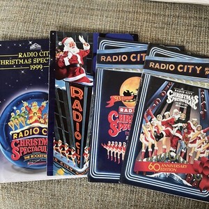 Radio City Christmas Spectacular Programs 1992, 1993, 1995& 1999