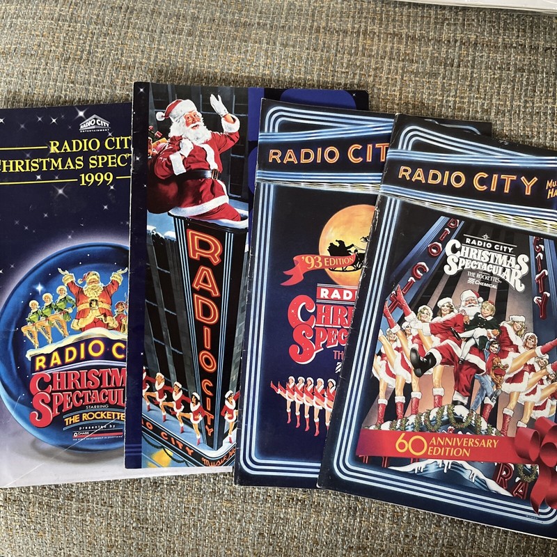 Radio City Christmas Spectacular Programs 1992, 1993, 1995& 1999
