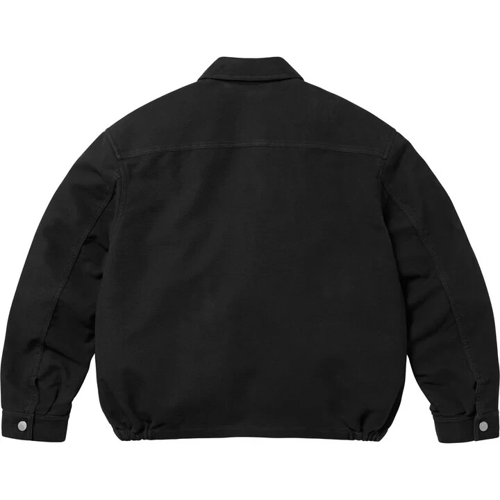 ジャケット・アウター Supreme Moleskin Work Jacket Black XXL Supreme Moleskin Work Jacket Black | eBay