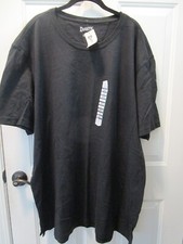DULUTH MEN'S S/S LONGTAIL T STANDARD FIT CREW T-SHIRT IN BLACK SIZE 3XL