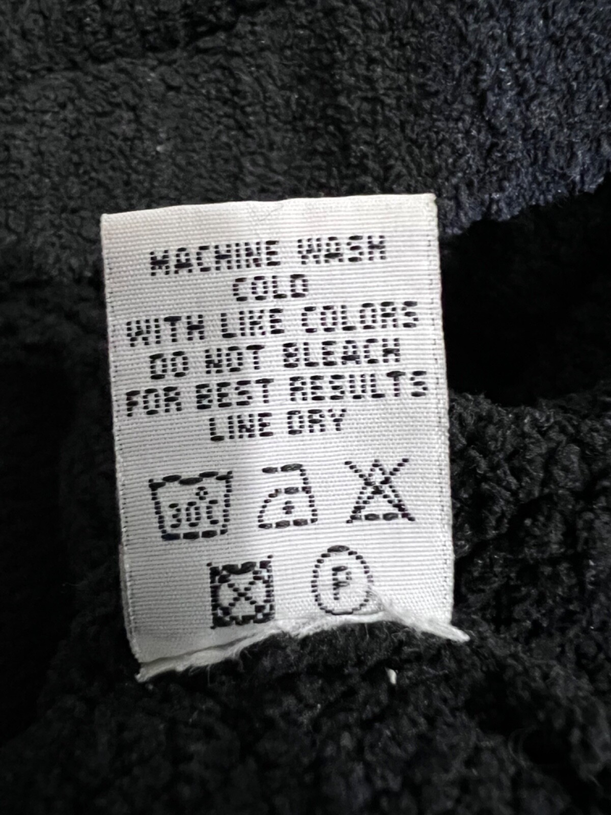 Exist Solid Black Zip Up Hoodie Pockets Cozy M Me… - image 7