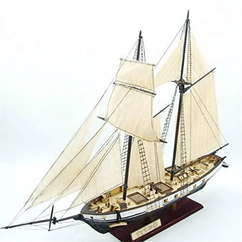Holzschiff Modelle DIY Schiffsmodell Kit Schiffbausatz Segelschiff Modellbausatz - Bild 4 von 4
