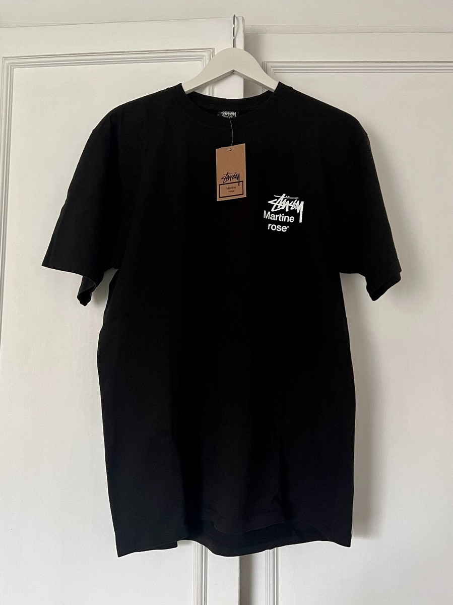 Stussy x Martine Rose Collage Pigment Dyed Tee Black - Size