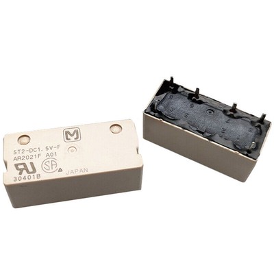 10Pcs   ST2-DC1.5V-F AR2021F A01 1.5VDC Power Relay 6Pins #W1#