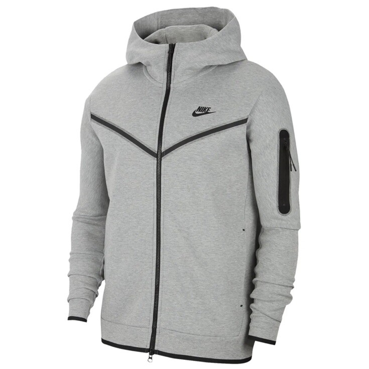 Nike Sportswear Tech Fleece Men's Full-Zip Hoodie - Dark Gray
