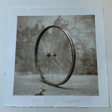 AMERICAN PHOTOGRAPHER DAVID HALLIDAY - SEPIA-TONED GELATIN SILVER PRINT - SIGNED