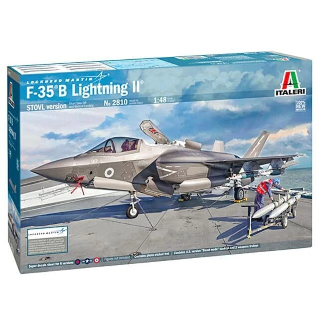 Italeri 2810 1/48 F-35B Lightning II HMS Queen Elizabeth UK Lightning Force - Image 1 of 1
