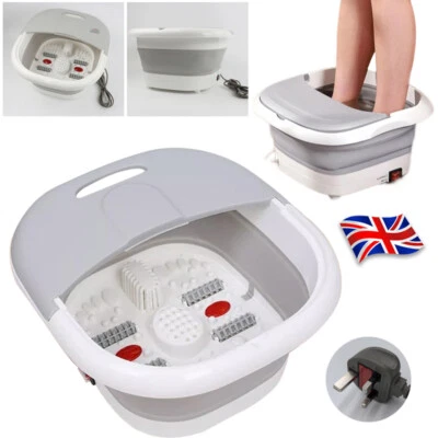 Foot Spa Bath Massager with Heat & Bubbles Massage Pedicure Tub Foot Soaker Gift