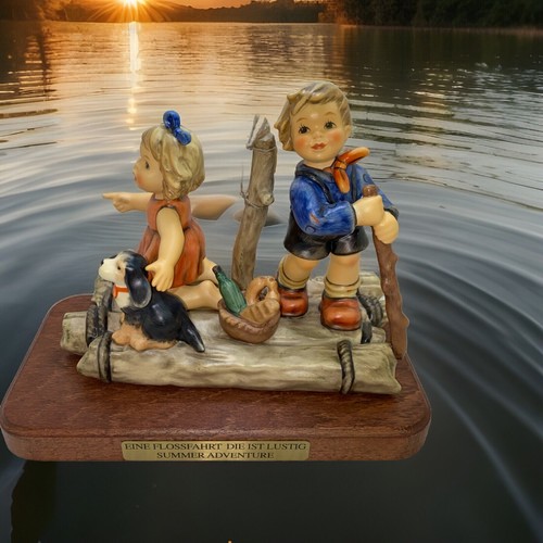 Vintage M. I. Hummel #1832 Summer Adventure MIB COA 2002/2003 Expert Shipping