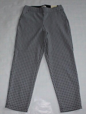 New MAXSTUDIO High Waist Pull-On Trousers Stretch Knit Pants size S