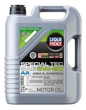 LIQUI MOLY Special Tec AA SAE 5W-20 Fully Synthetic Engine Motor Oil (5 Liters)