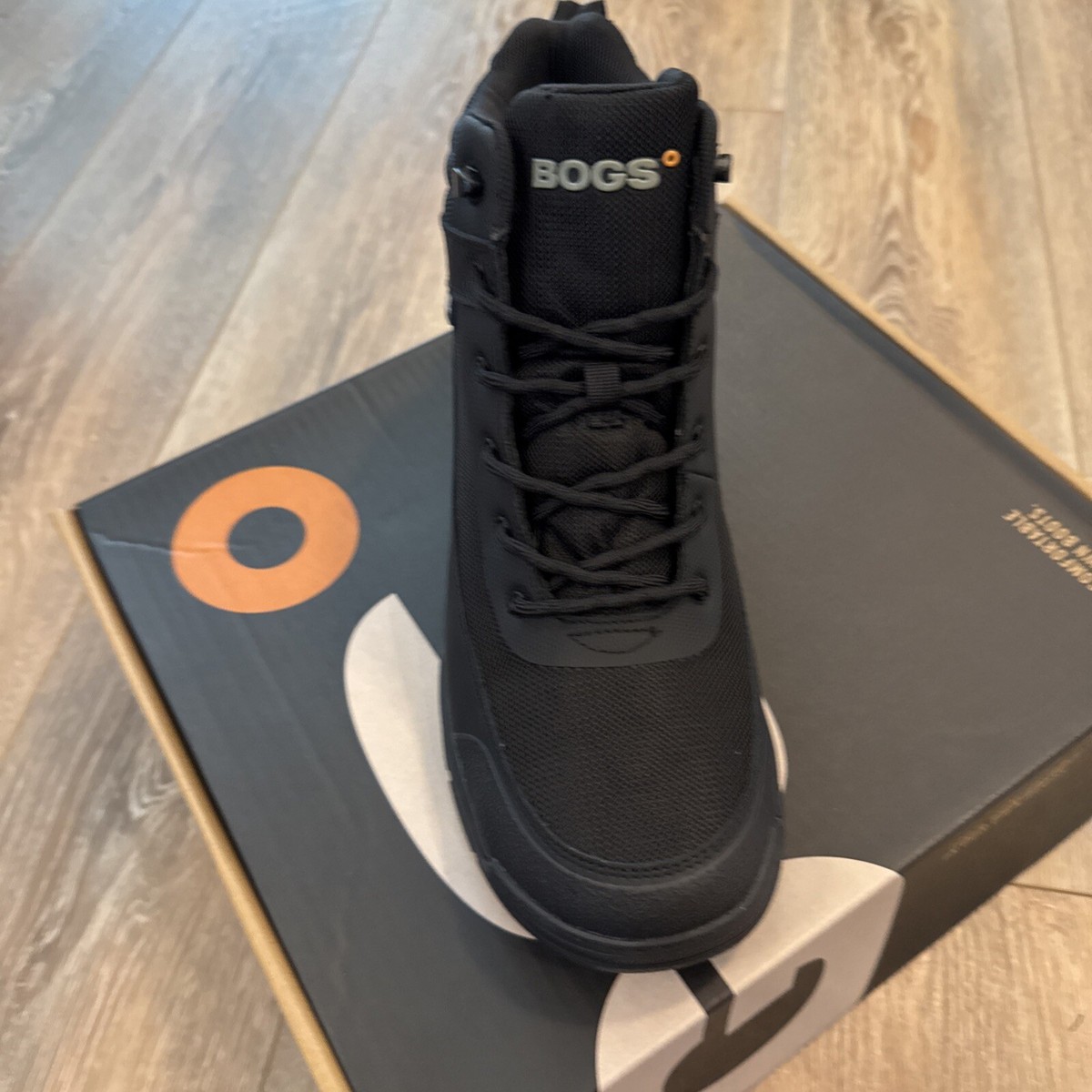 NEW Bogs Boots Shale Waterproof Glacial Grip Black 72770 