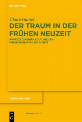 Thumbnail - Der Traum In Der Frühen Neuzeit Ansätze Zu Einer Kulturellen