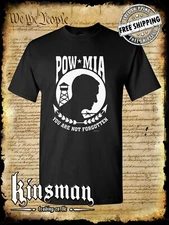 POW - MIA You Are Not Forgotten T-Shirt / USA Veteran Marine Army Navy Military