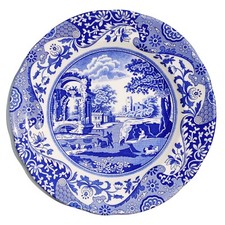 Spode Blue Italian Dinner Plate in blue and white