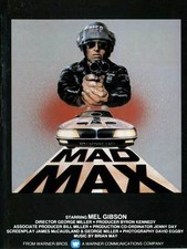 MAD MAX Movie POSTER 11x17 G Mel Gibson Joanne Samuel Hugh Keays-Byrne Steve