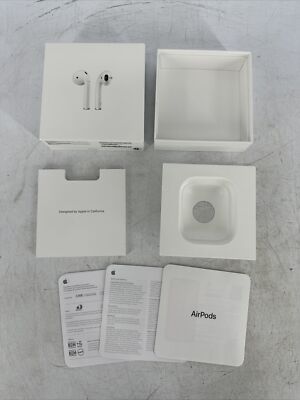 EMPTY BOX ONLY Apple AirPods 2nd Generation MV7N2AM/A with