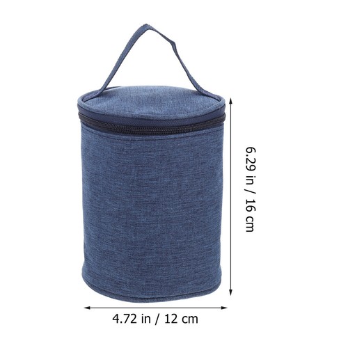 Taza de sopa bolsa aislante viaje niño refrigerador aislado con asa cilindro - Imagen 12 de 12