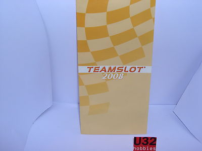 Team Slot Katalog Faltblatt Autos Resin 2008 Neu