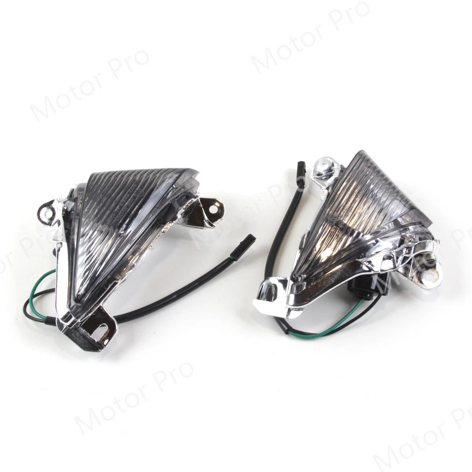 Cubierta de luz de señal de giro delantera para Kawasaki Ninja ZX6R 2005-2010 ZX10R 2006 2007 Foto 4 de 4